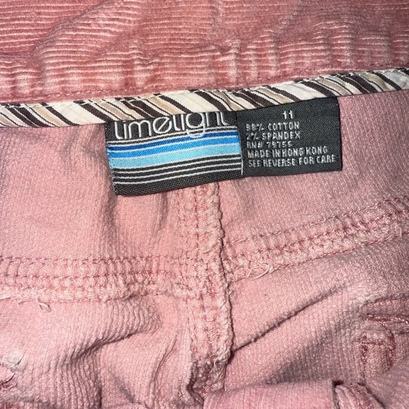 Limelight Low Rise Pink Corduroy Pants - Picture 5 of 5